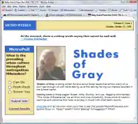 1999 METROmilwaukee Shades of Gray blog homepage