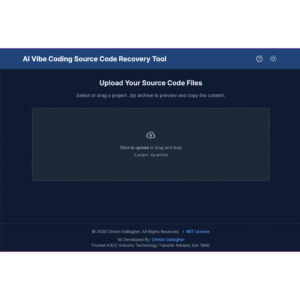 AI Vibe Coding Source Code Recovery Tool Product Image