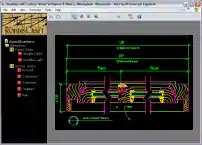 Picture of Roddiscraft Custom Wood Windows and Doors wood window AutoCad drawing